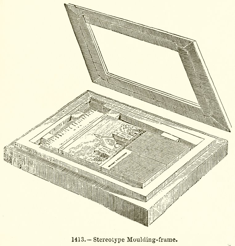 Cadre de moulage de stéréotype - English School