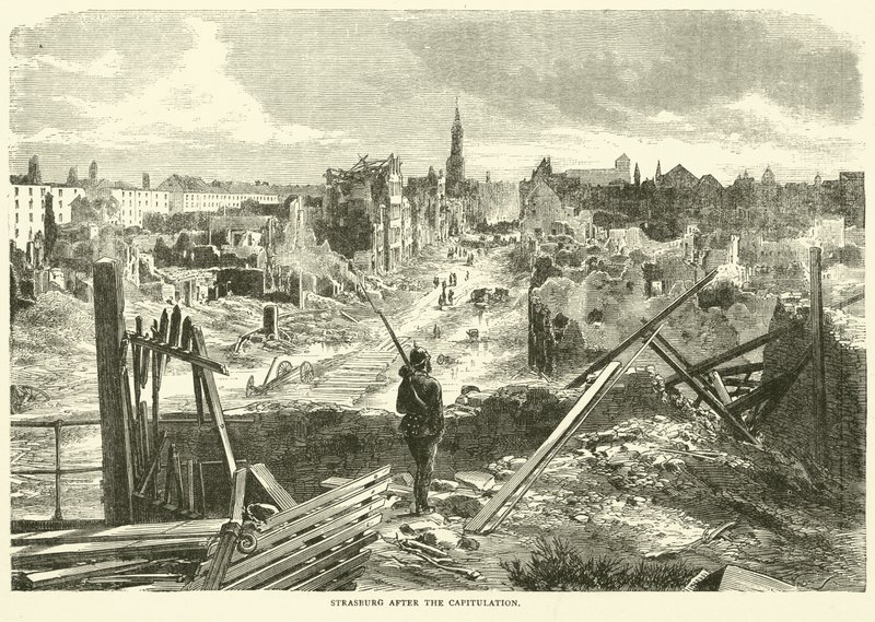 Strasbourg après la capitulation, septembre 1870 - English School