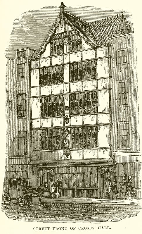 Façade de Crosby Hall - English School