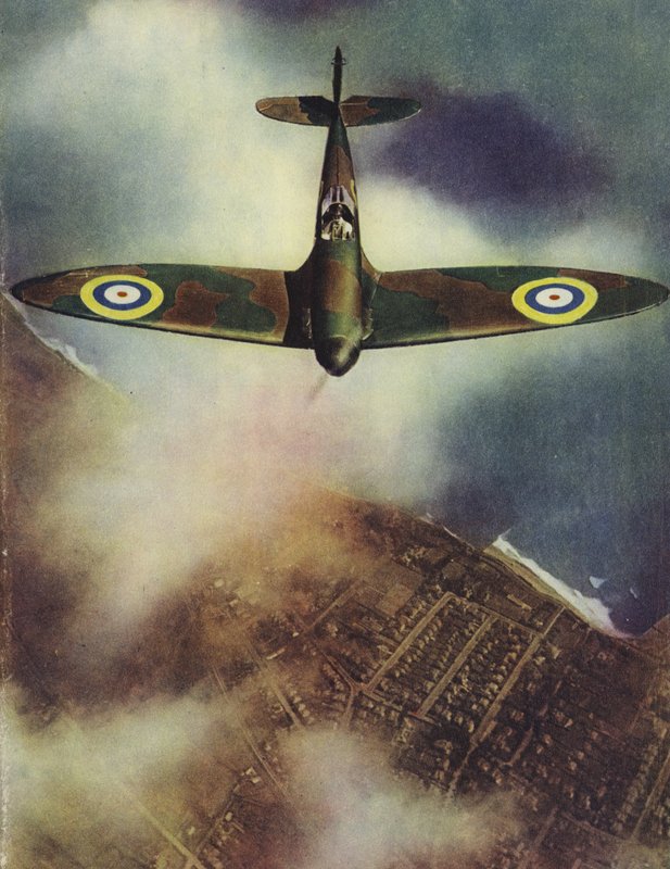 Supermarine Spitfire, vers 1940 - English School
