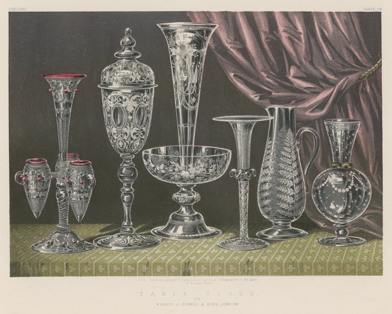 Verre de table - English School