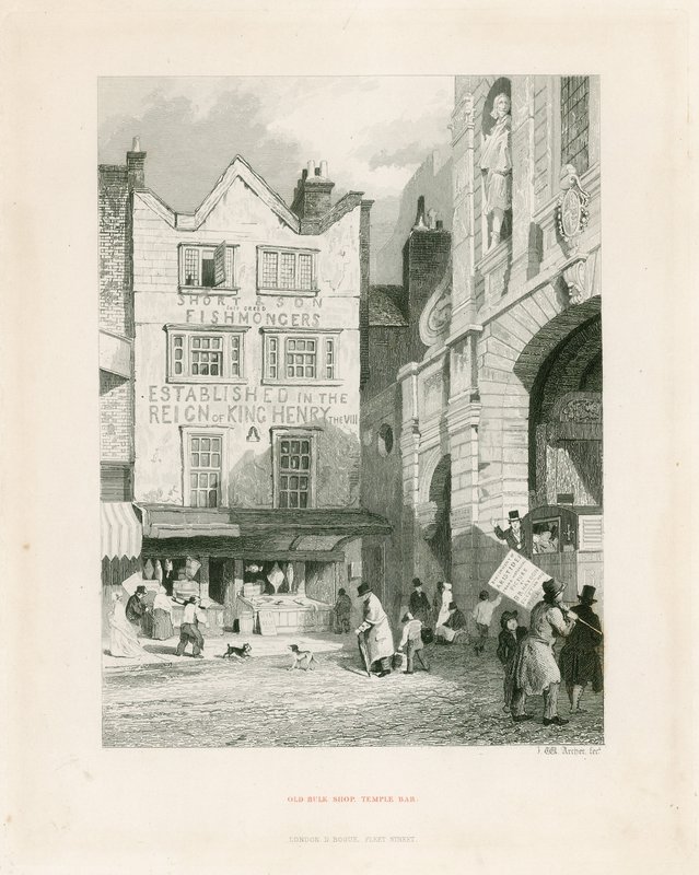 Temple Bar, Londres. Old Bulk Shop - English School