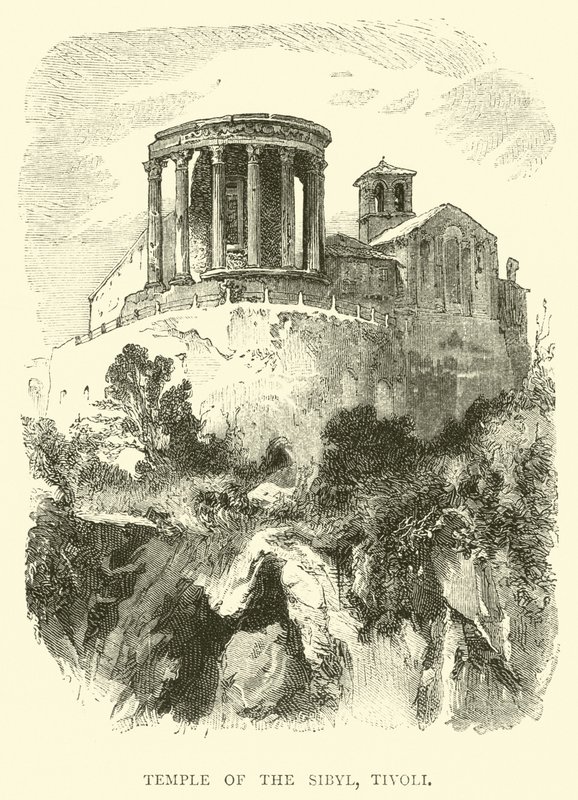 Temple de la Sibylle, Tivoli - English School