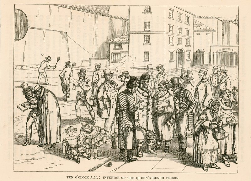 Dix heures du matin : Intérieur de la prison de Queens Bench - English School