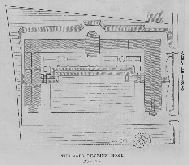 Maison des pèlerins âgés (gravure) - English School