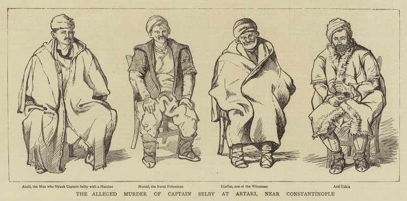 Le prétendu meurtre du capitaine Selby à Artaki, près de Constantinople - English School