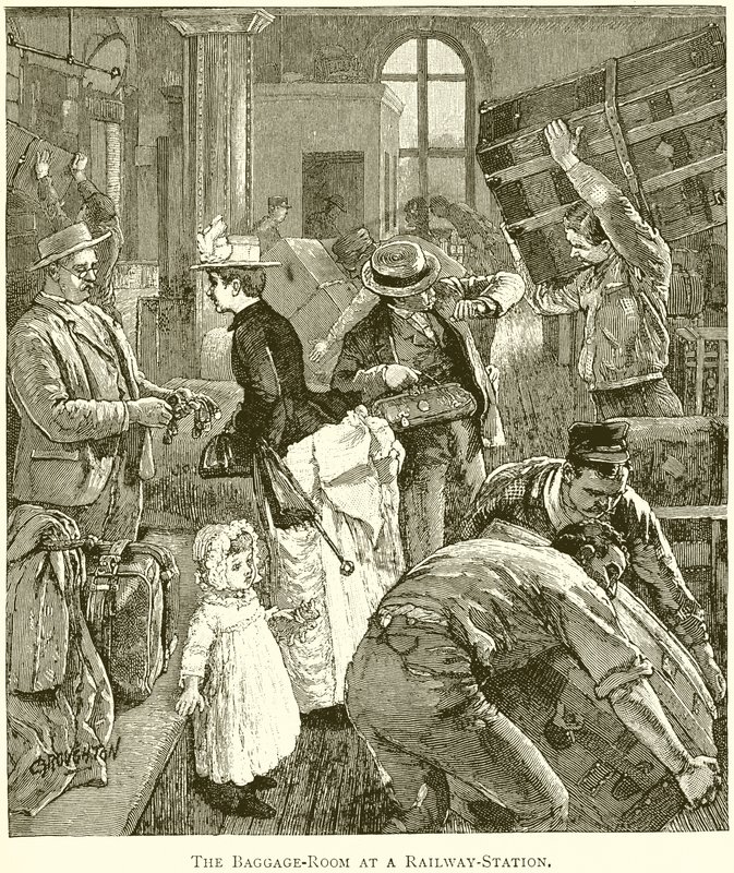 La Salle des Bagages à une Gare - English School