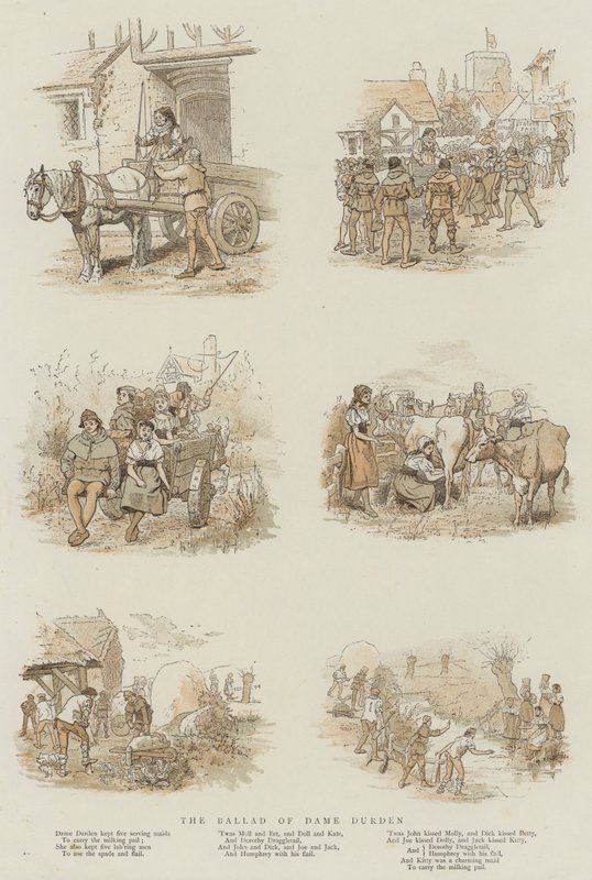 La ballade de Dame Durden - English School