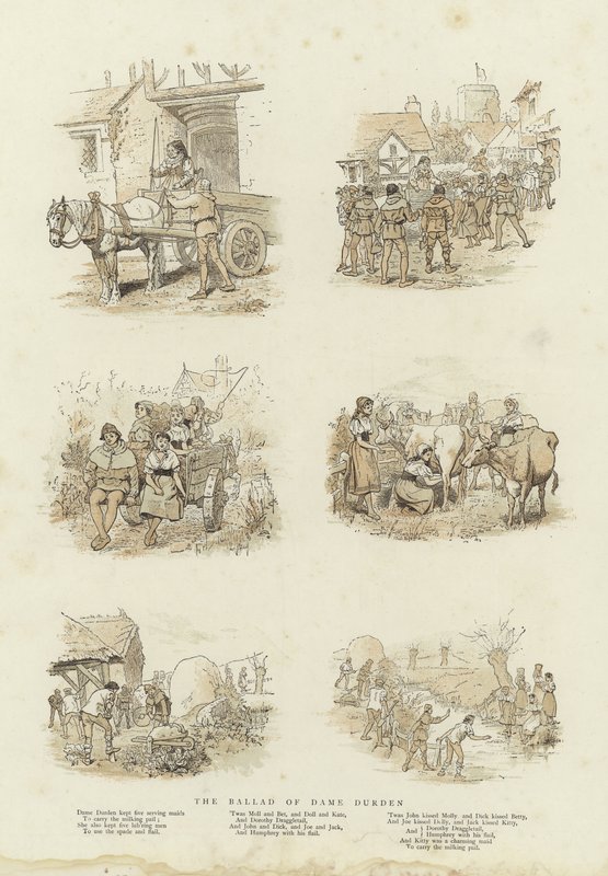 La ballade de Dame Durden - English School