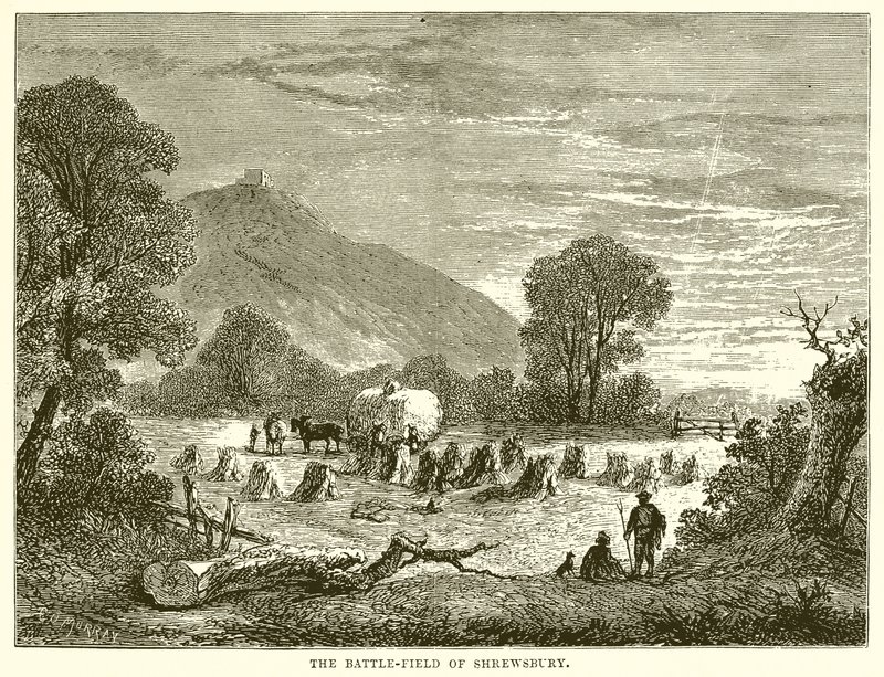 Le champ de bataille de Shrewsbury - English School