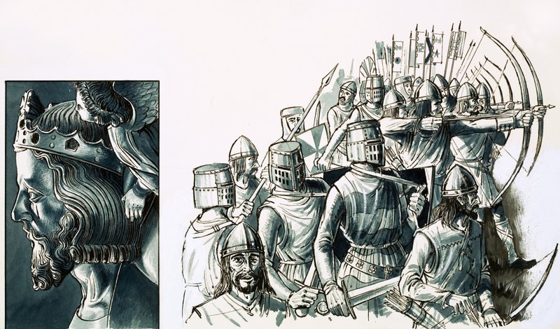 La bataille de Bannockburn - English School