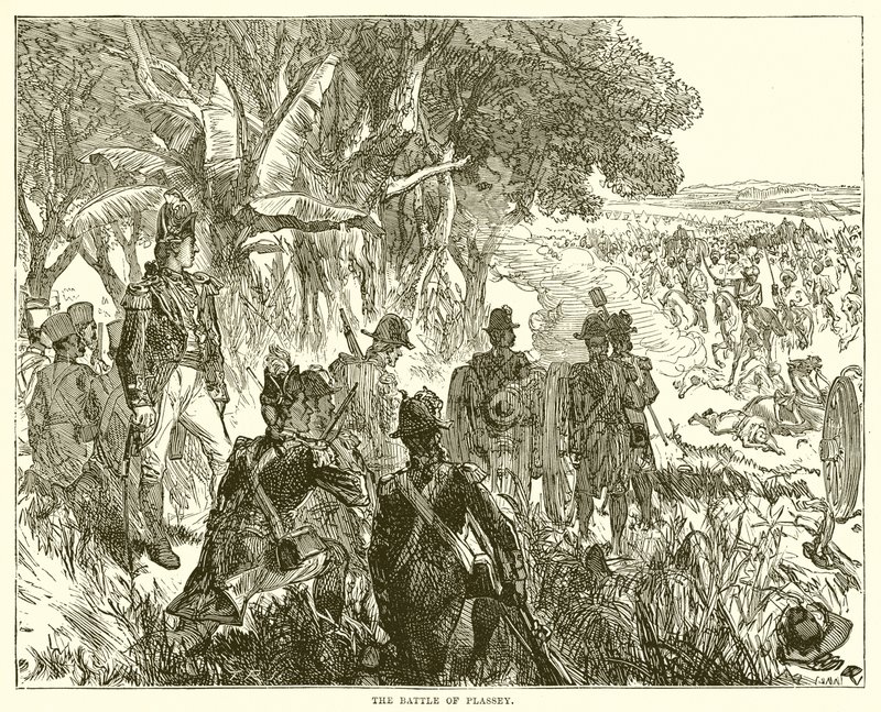La bataille de Plassey - English School