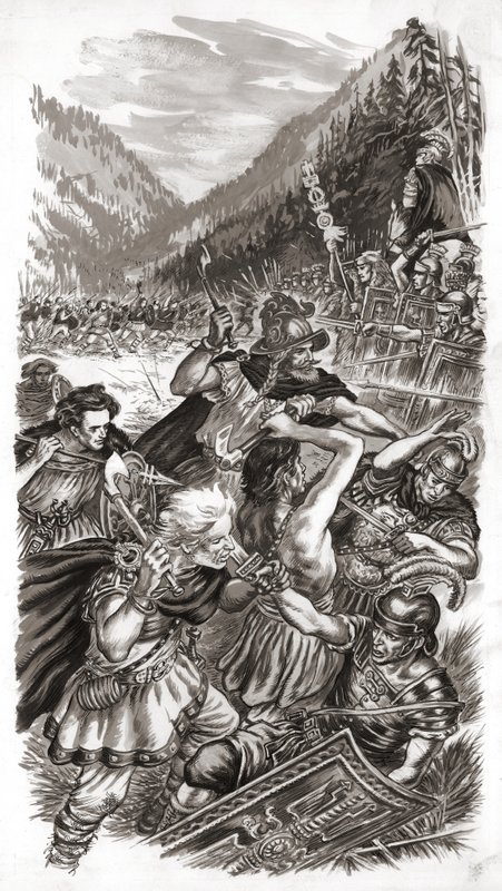 La Bataille de la Forêt de Teutoburg - English School