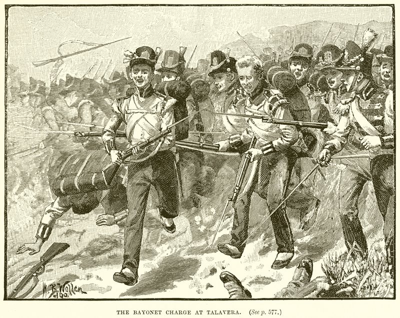 La charge à la baïonnette à Talavera - English School
