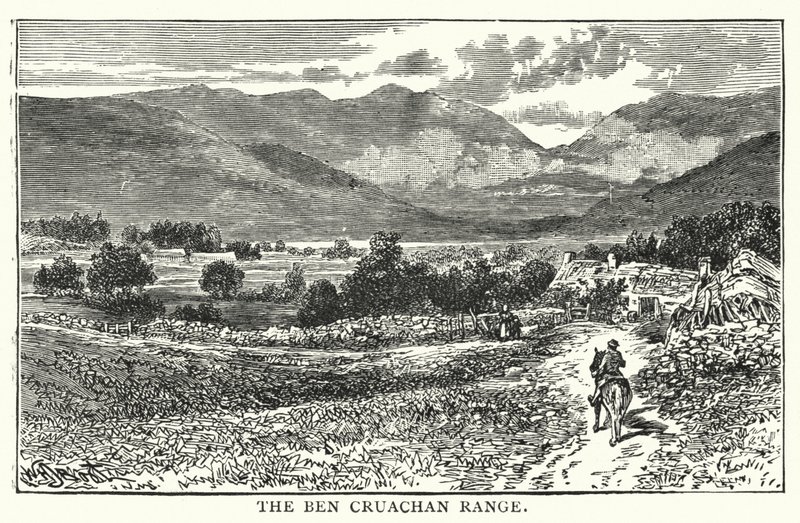 La chaîne de Ben Cruachan (gravure) - English School