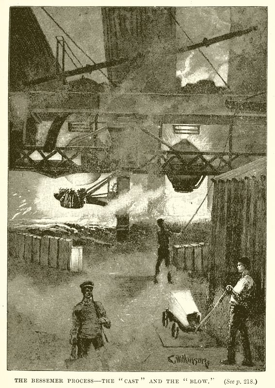 Le procédé Bessemer - La coulée et le soufflage - English School