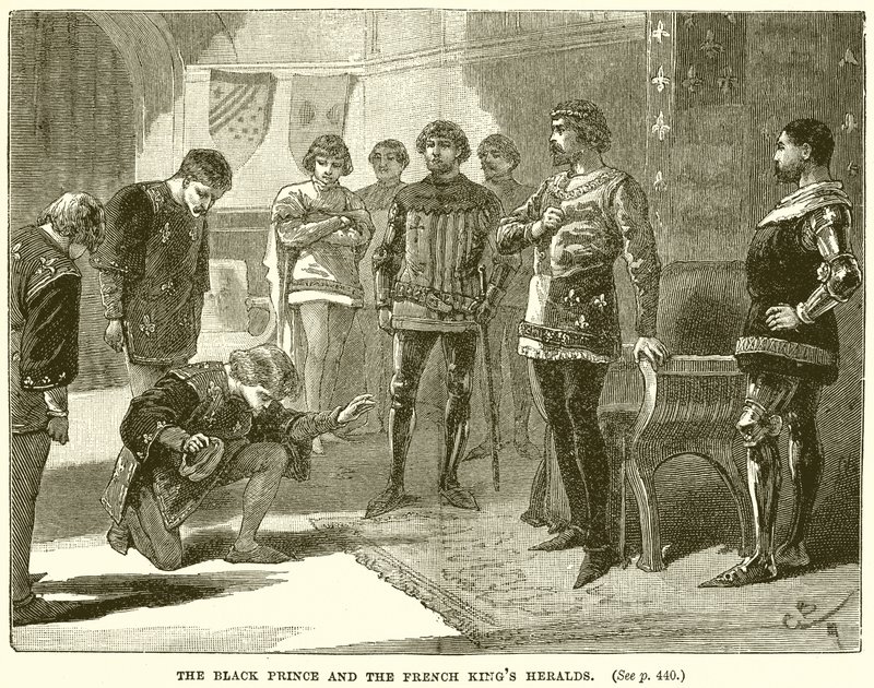 Le Prince Noir et les Hérauts du Roi de France - English School