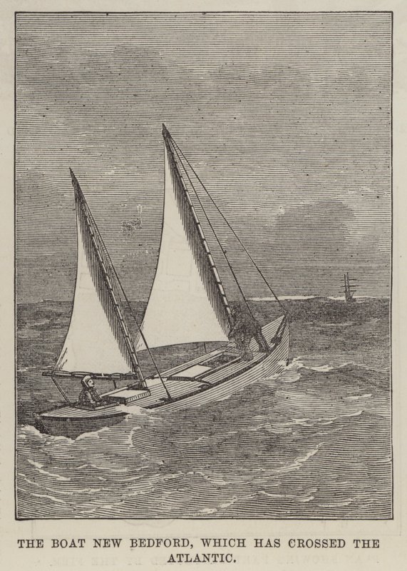 Le bateau New Bedford, qui a traversé l