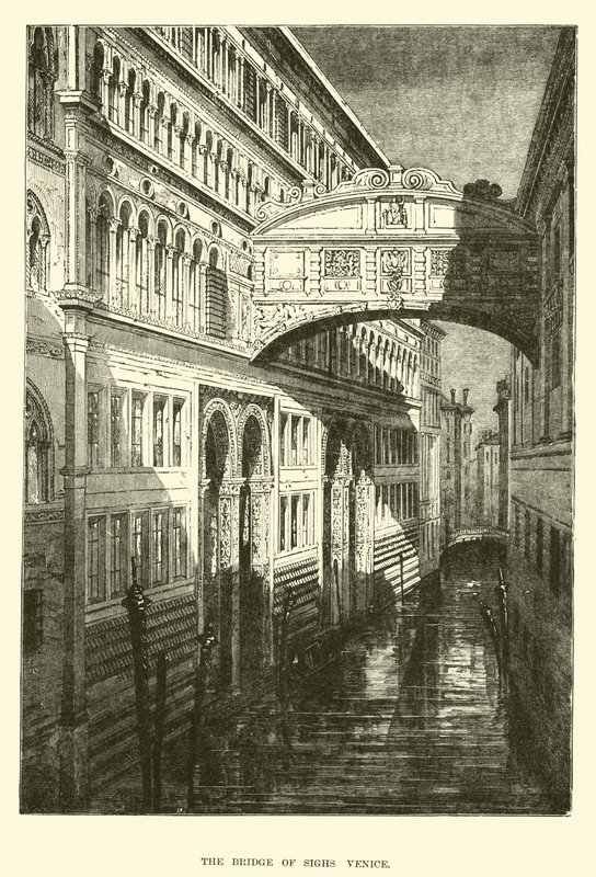 Le Pont des Soupirs, Venise - English School