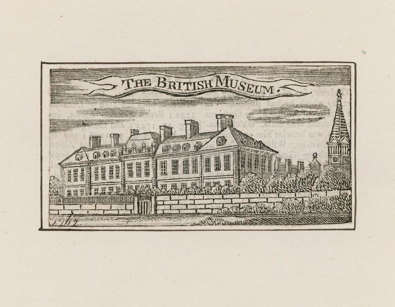 Le British Museum à Montague House - English School