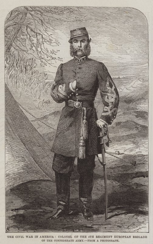La Guerre Civile en Amérique, Colonel du 4e Régiment de la Brigade Européenne de l
