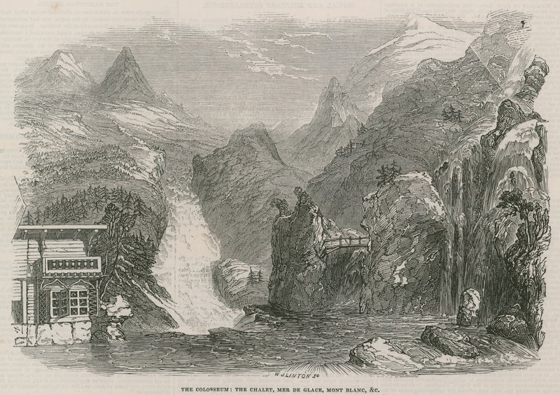 Le Colosseum - Le chalet, Mer de Glace, Mont Blanc - English School