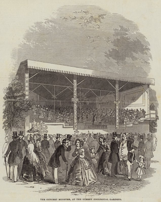 Le Concert Monstre, aux jardins zoologiques de Surrey - English School