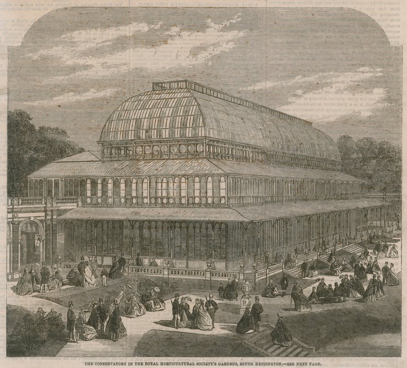 La Serre dans les jardins de la Société Royale d