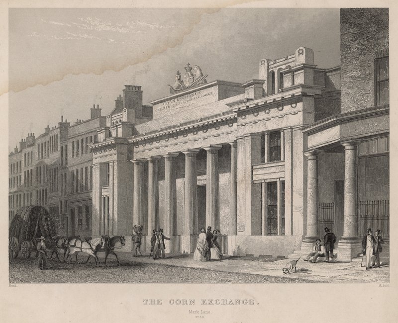 La Bourse aux grains, Mark Lane, Londres - English School
