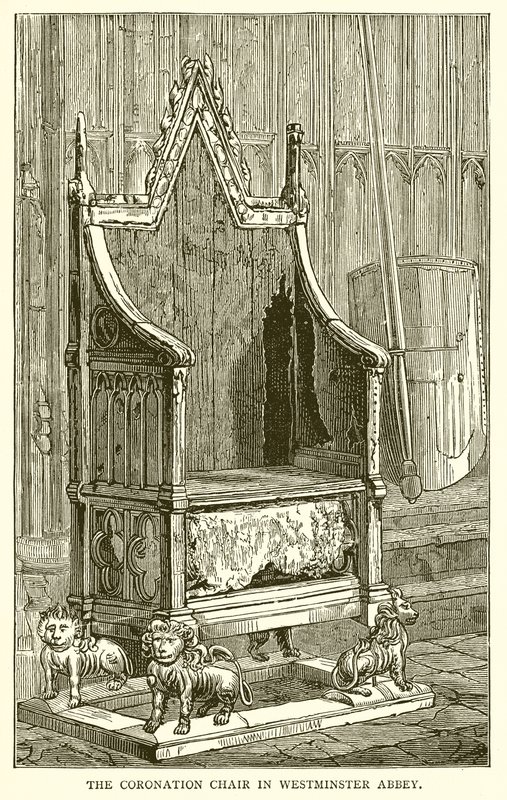Le fauteuil de couronnement à l