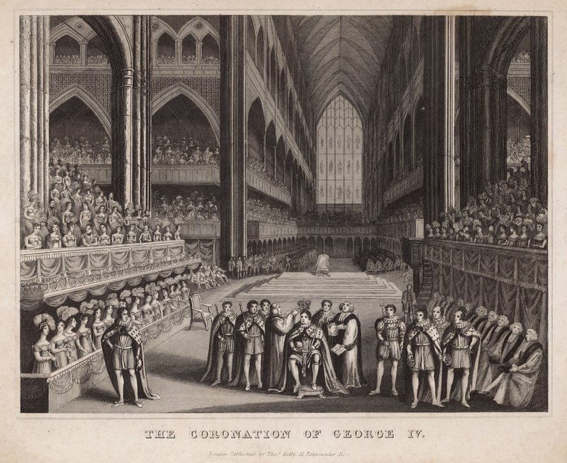 Le Couronnement du Roi George IV - English School