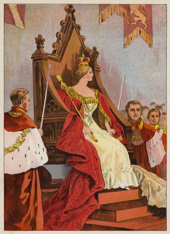 Le Couronnement de la Reine Victoria - English School