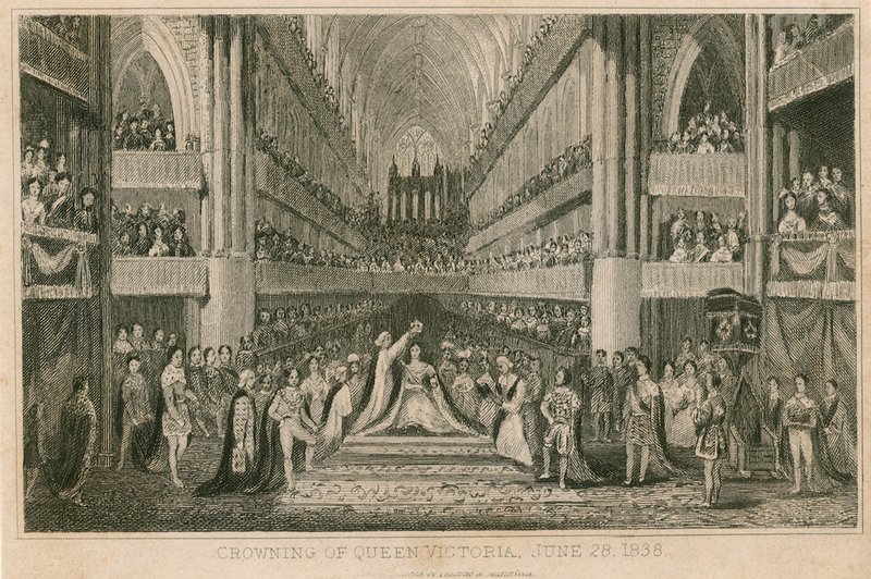 Le couronnement de la reine Victoria à l