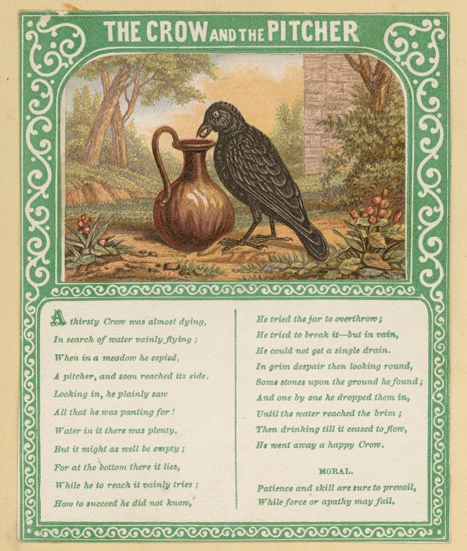 Le Corbeau et le Pichet - English School
