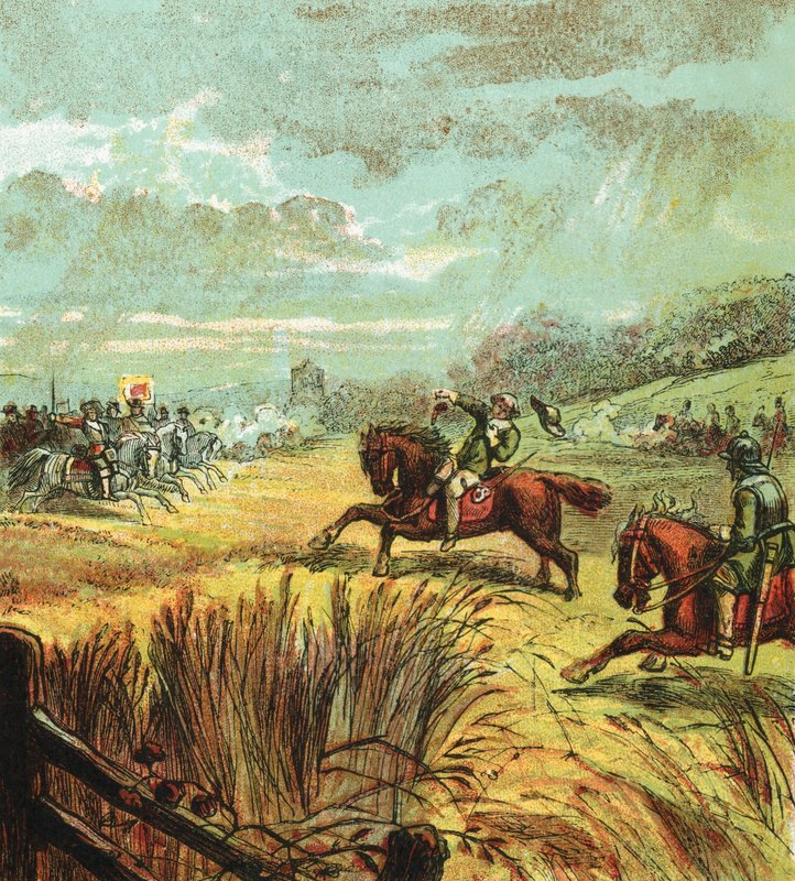 La mort de John Hampden - English School