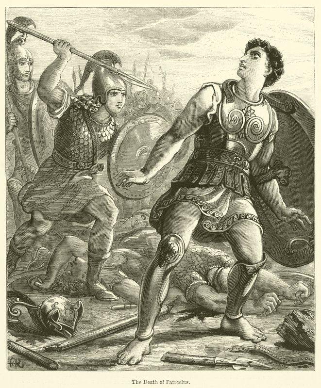 La mort de Patrocle - English School