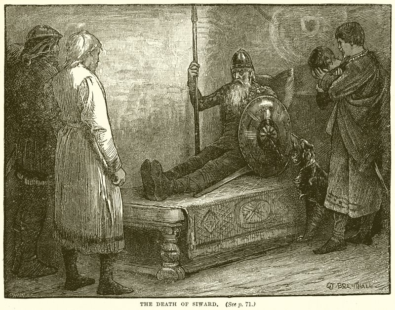 La mort de Siward - English School