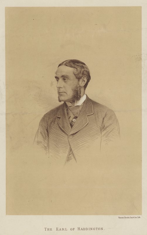 Le comte de Haddington (lithographie) - English School