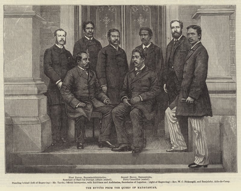 Les envoyés de la reine de Madagascar - English School