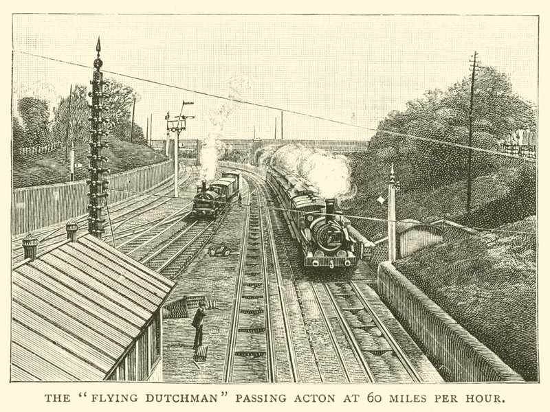 Le Hollandais volant passant Acton à 60 miles par heure - English School