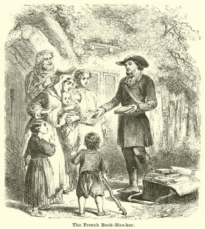 Le colporteur de livres français - English School