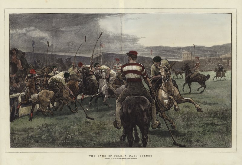 Le jeu de polo - Un coin chaud - English School