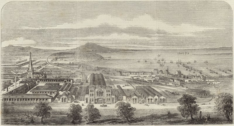 Le chemin de fer de Geelong et Melbourne - English School