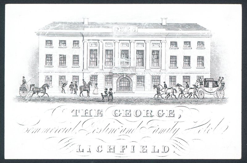 The George, hôtel commercial et familial, carte de visite - English School