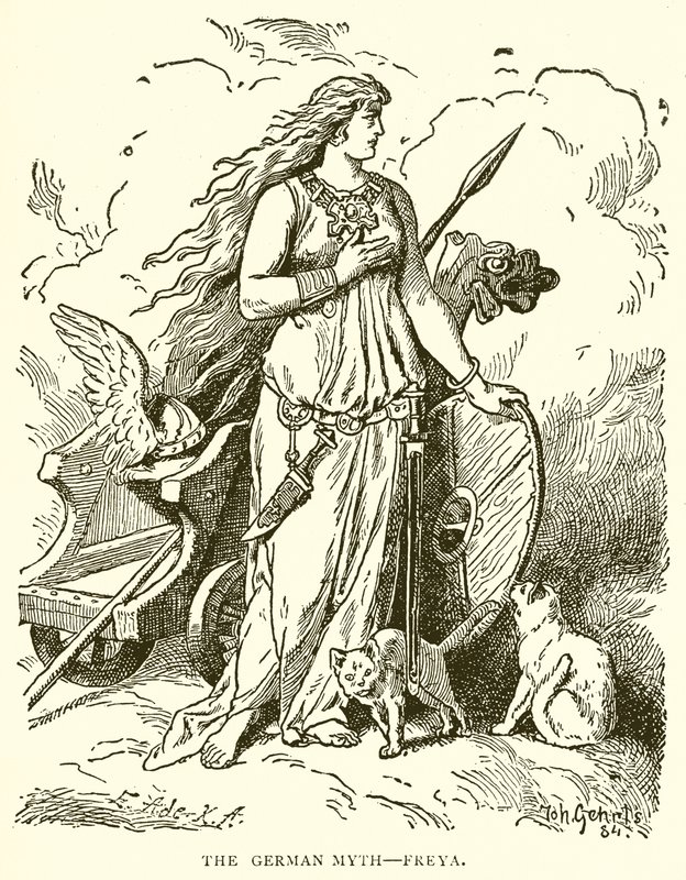 Le mythe allemand. Freya - English School