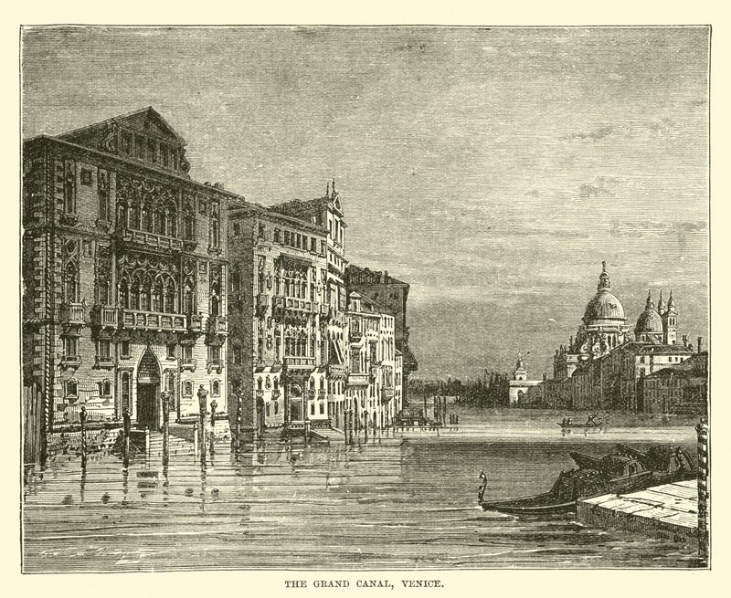 Le Grand Canal, Venise - English School