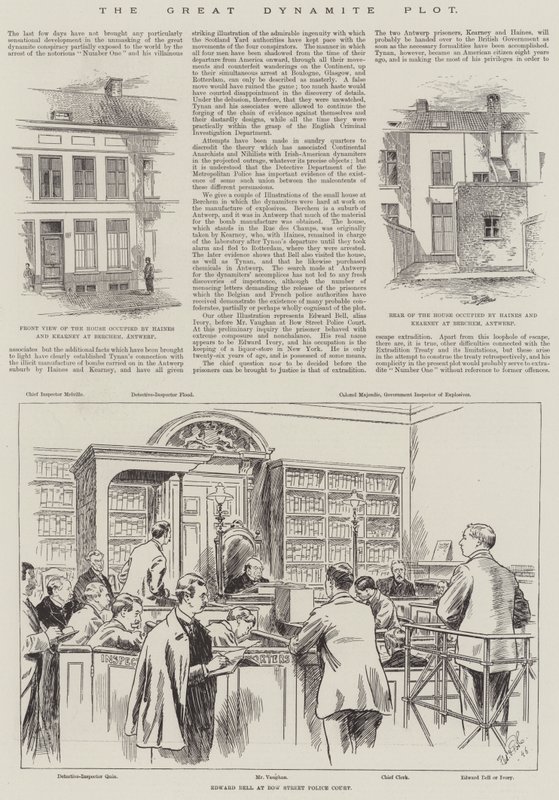 Le grand complot à la dynamite (gravure) - English School