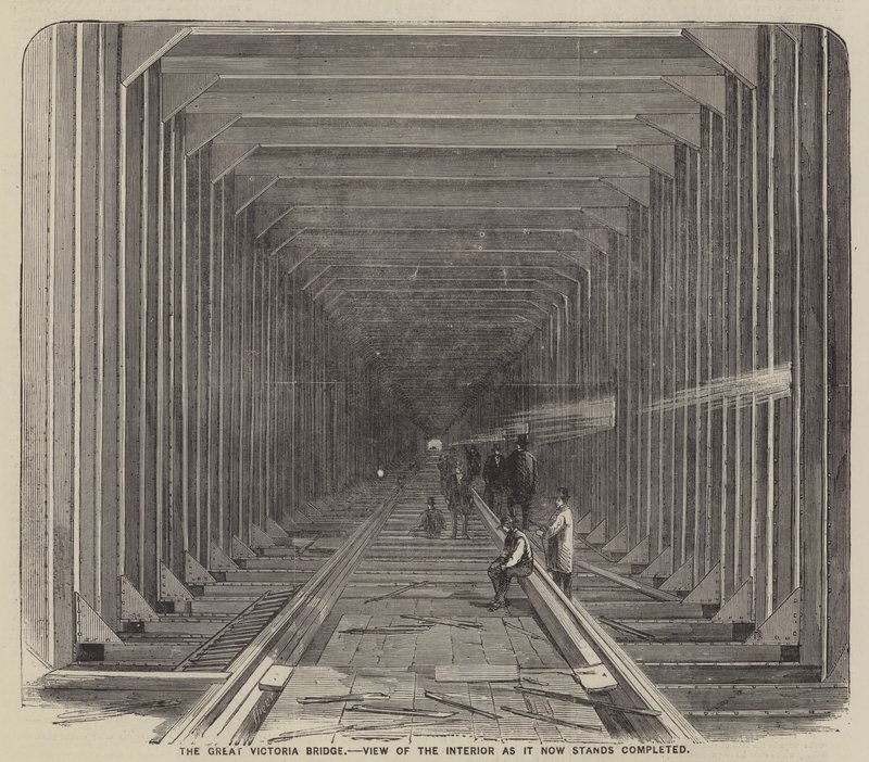 Le grand pont Victoria, vue de l