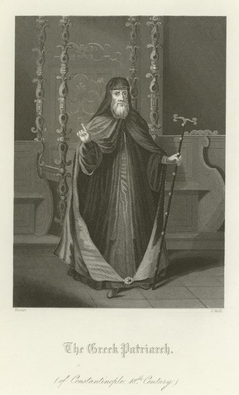 Le Patriarche grec de Constantinople, 18ème siècle - English School