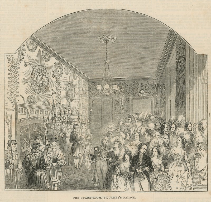 La salle de garde au palais de St James - English School